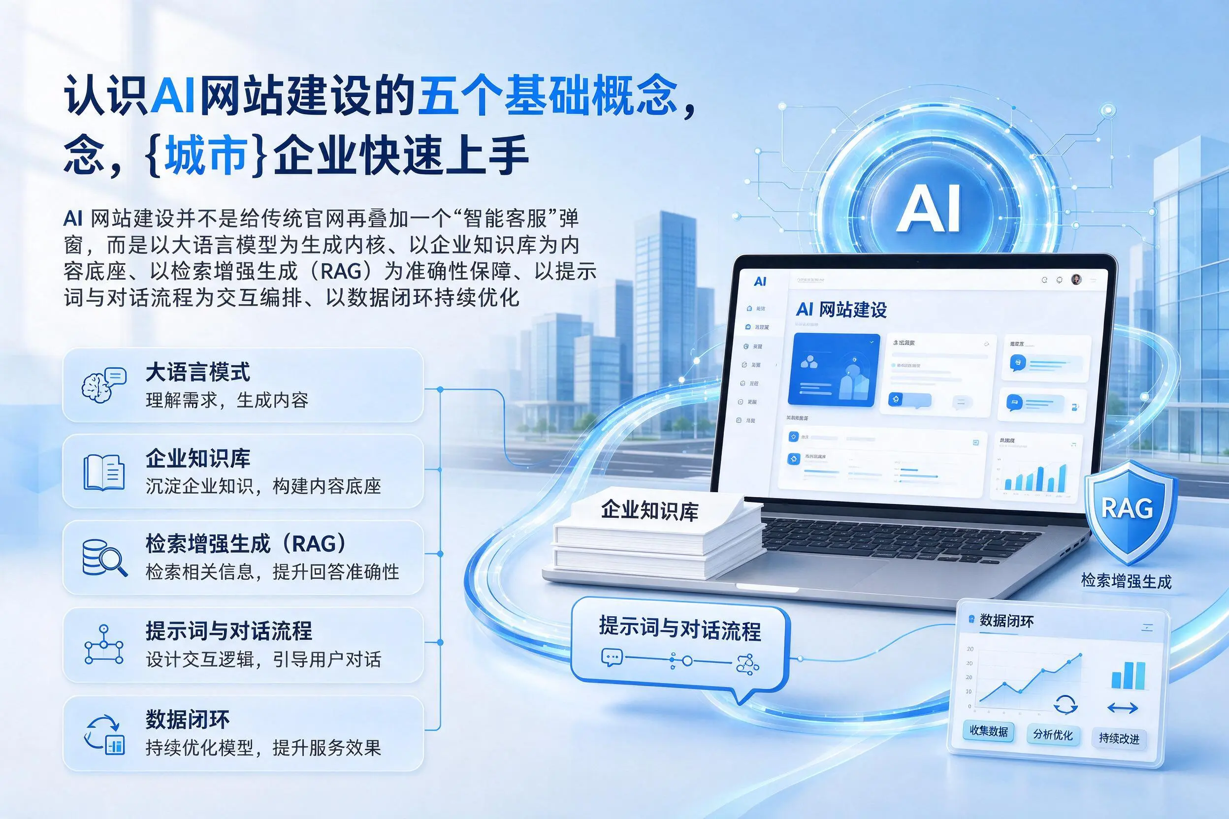 认识AI网站建设的五个基础概念，茂名企业快速上手